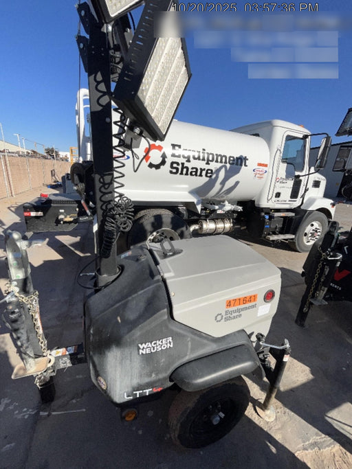 2024 Wacker Neuson LTT4 Diesel, Kohler KDW702, Deep Sea Controller, Auto Start, LED 320W, Bypass Outlet, T3