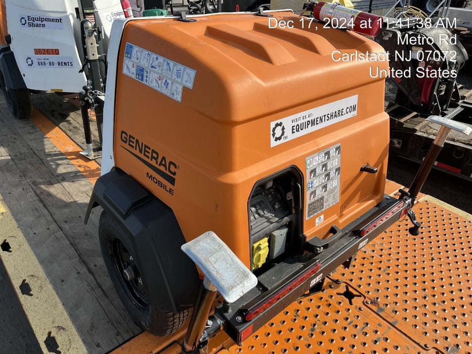 2023 Generac MLT2 Diesel, Flex Switch 120V Input, Powerzone Controller, 
(4) 320W LED Lights, 4kW Generator, 39.9 Gal Fuel Tank, 2" Ball, T3