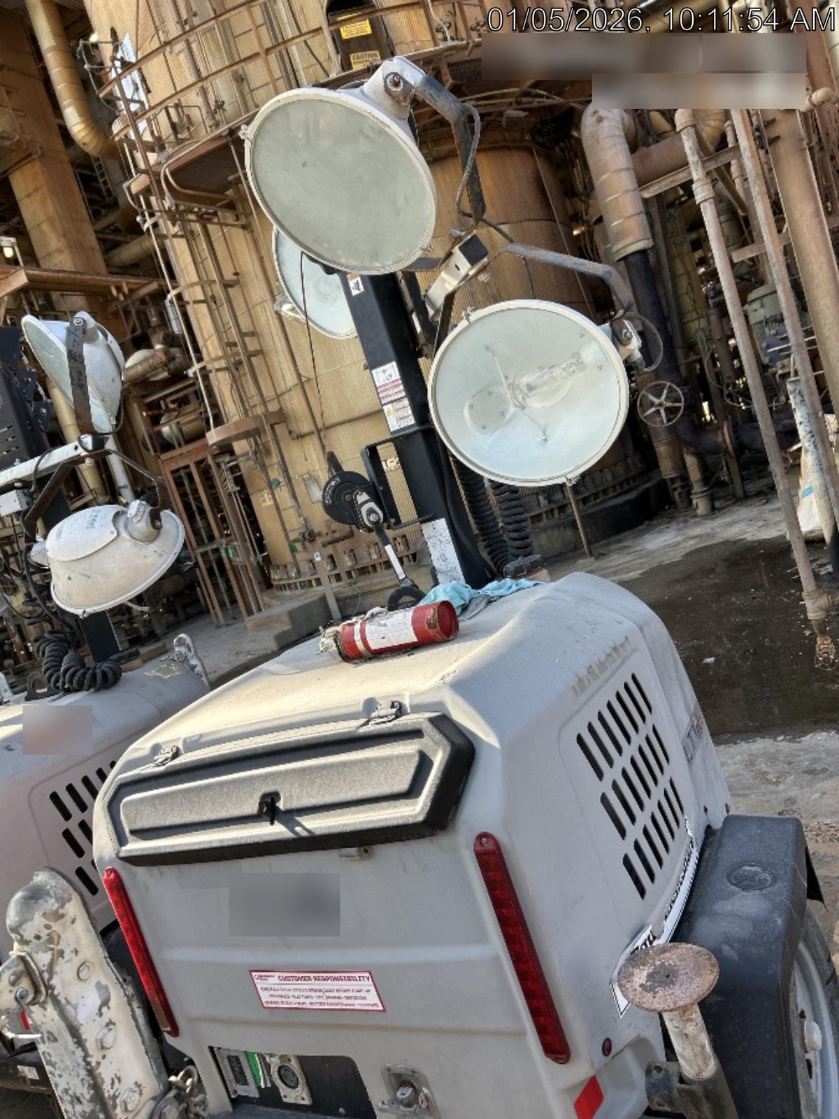 2018 Wacker Neuson LTV6K-MH Wacker Neuson LTV6K Mobile Light Tower w/Fuel Level Sensor Installed
