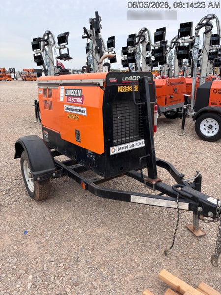 2022 Lincoln Electric LE400 Kubota V1505, Trlr, Cable Rack, Light Kit, ES Decals, T3