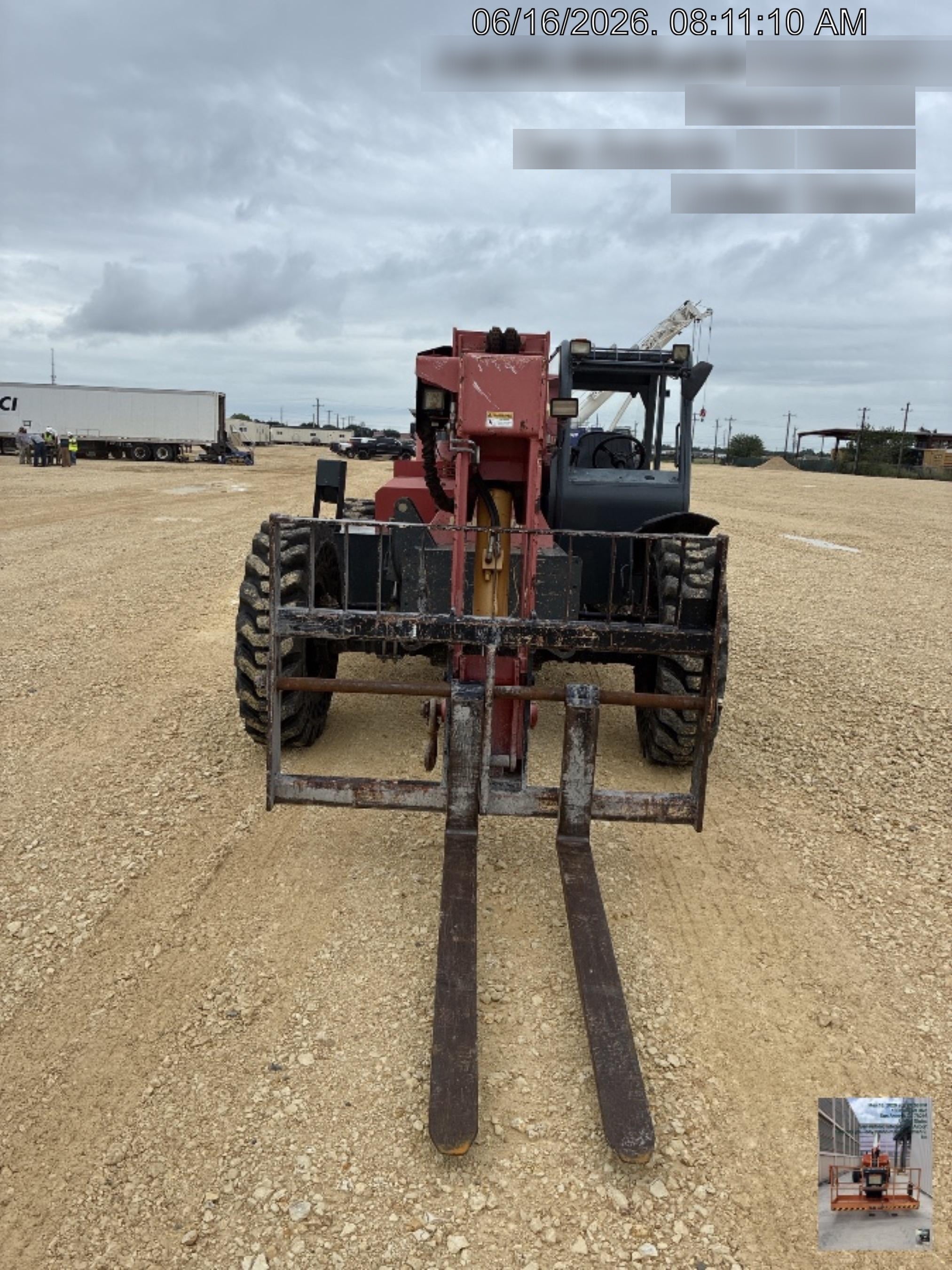 2017 Manitou 12042 Manitou MTA 12042, Solid Tires, 66" Carriage, Open ROPS, Flashing Beacon and Work Light Package