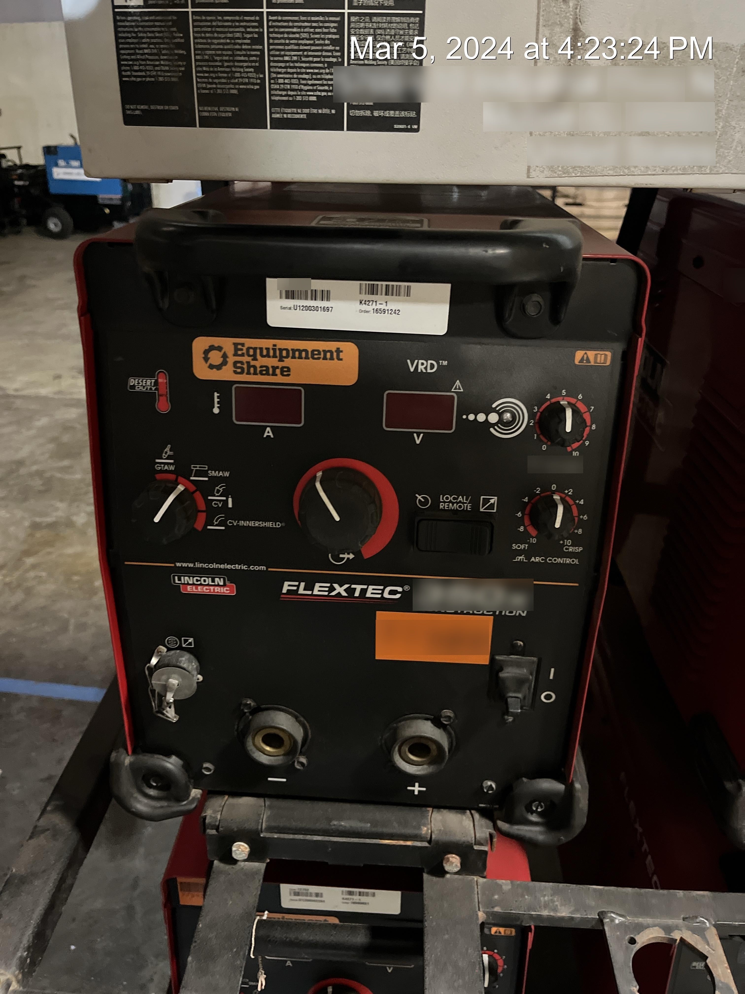 2020 LINCOLN ELECTRIC FLEXTEC 350X