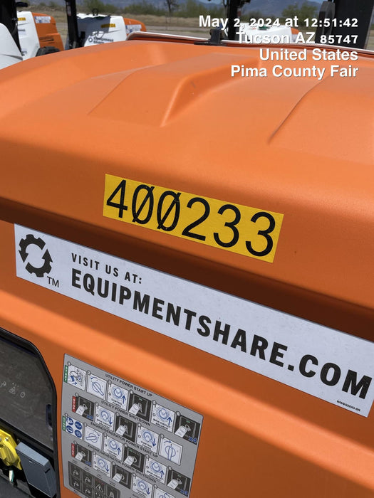 2024 Generac MLT2 Diesel, Flex Switch 120V Input, Powerzone Controller, 
(4) 320W LED Lights, 4kW Generator, 39.9 Gal Fuel Tank, 2" Ball, T3