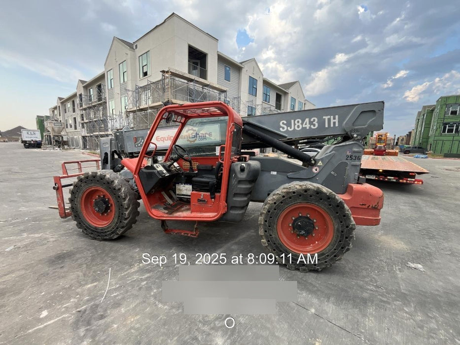 2016 Skyjack SJ843 TH 60" Carriage, Solid Tires, Open ROPS