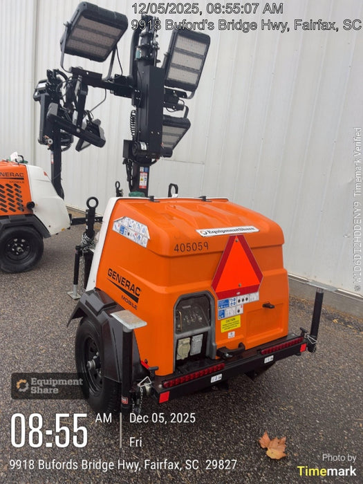 2024 Generac MLT6SKDS-STD4 ELEC WINCH Diesel, Electric Winch Mast, Powerzone Controller, (4) 320W LED Lights, 4kW Generator, 39.9 Gal Fuel Tank, 2" Ball, T3