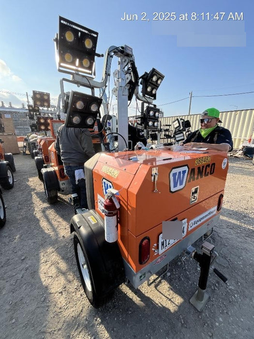 2024 Wanco WLTT-4MM4K Diesel, Deep Sea Controller, Shore Power Plug, Auto Start, (4) 350W LED Floodlights, 4kW Generator, 60 Gal Fuel Tank, 2" Ball, T3