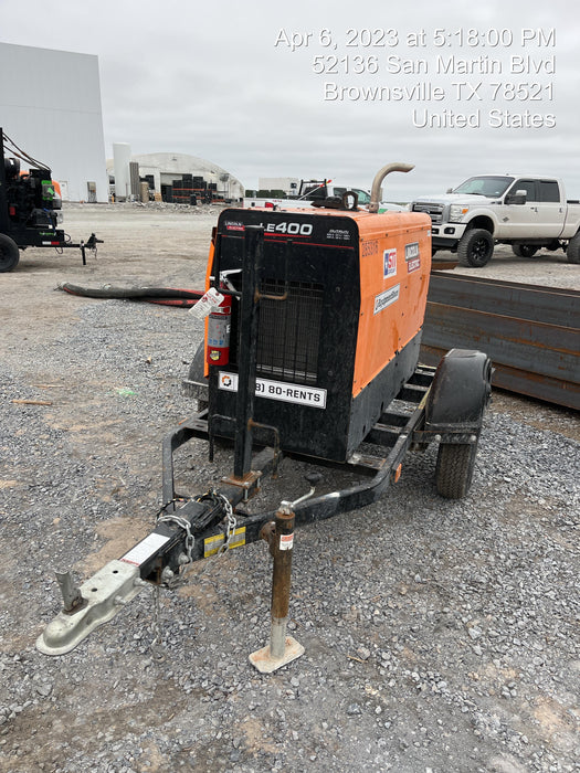 2022 Lincoln Electric LE400 Kubota V1505, Trlr, Cable Rack, Light Kit, ES Decals, T3