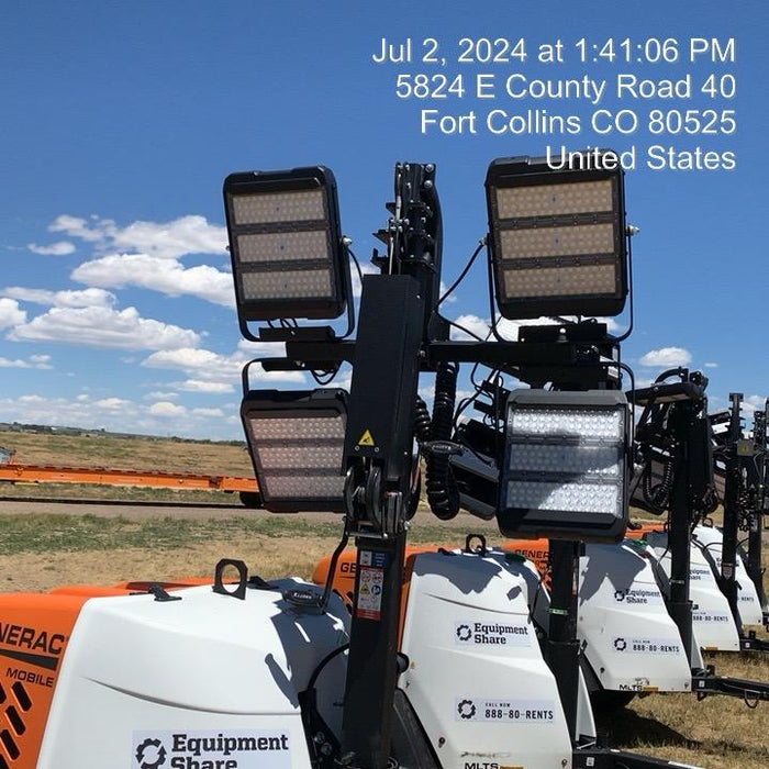 2024 Generac MLT2 Diesel, Flex Switch 120V Input, Powerzone Controller, 
(4) 320W LED Lights, 4kW Generator, 39.9 Gal Fuel Tank, 2" Ball, T3