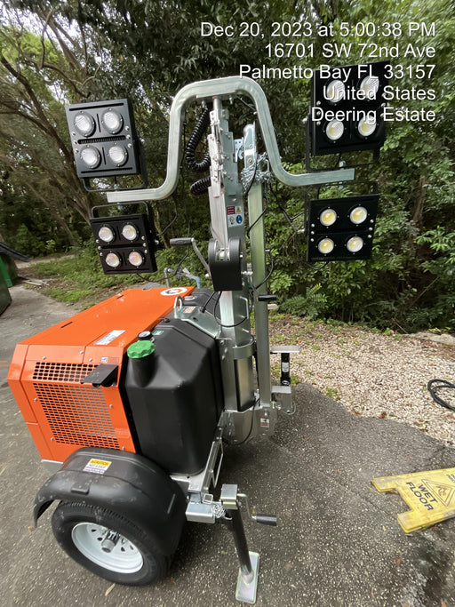 2023 Wanco WLTT-4MM4K Diesel, Deep Sea Controller, Shore Power Plug, Auto Start, (4) 350W LED Floodlights, 4kW Generator, 60 Gal Fuel Tank, 2" Ball, T3