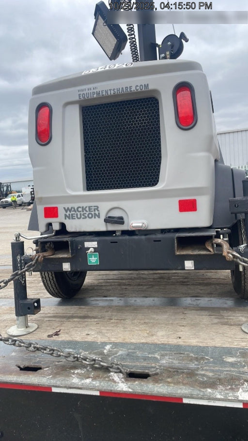 2024 Wacker Neuson LTT4 Diesel, Kohler KDW702, Deep Sea Controller, Auto Start, LED 320W, Bypass Outlet, T3