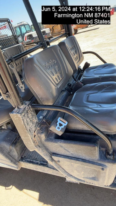 2022 Kubota RTV-X1140W-H Plastic Canopy, Windshield Acrylic Clear, LED Strobe Light, Wire Harness Kit, Back up Alarm