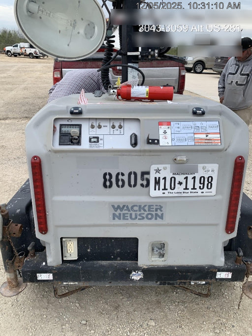 2018 Wacker Neuson LTV6L-MH Wacker Neuson LTV6L Towable Light Tower