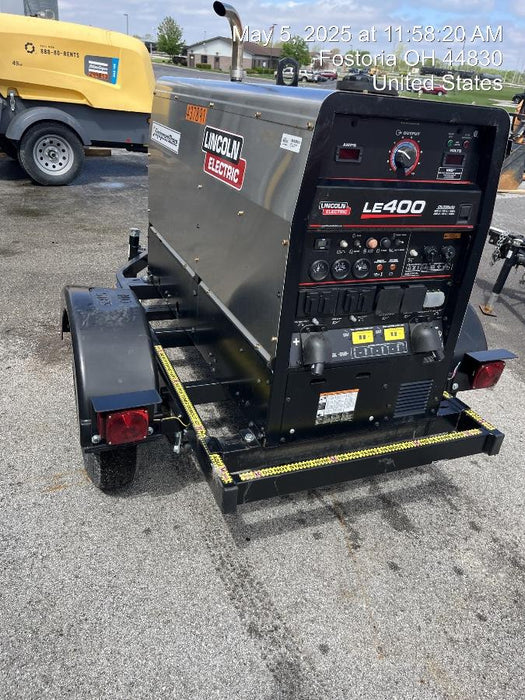 2024 Lincoln Electric LE400 Kubota V1505, Trlr, Cable Rack, Light Kit, ES Decals, T3