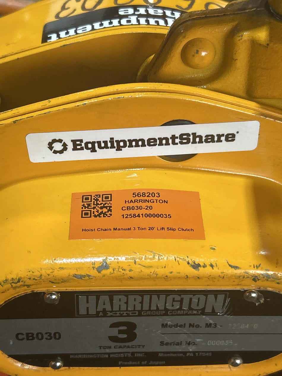 2025 HARRINGTON CB030-20