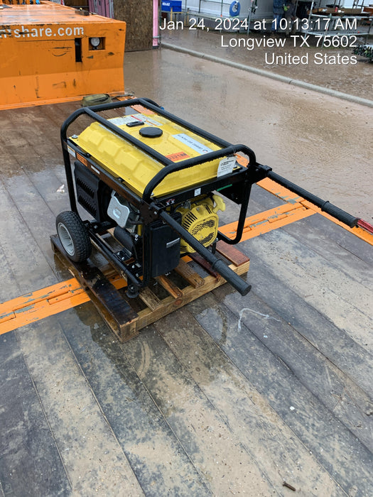 2023 Atlas Copco P6500W 5.5kW, AC390FD Gasoline Engine, Wheel & Handle Kit, (2) 120V Duplex 15A + (1) 120/240V 30A Twist Lock