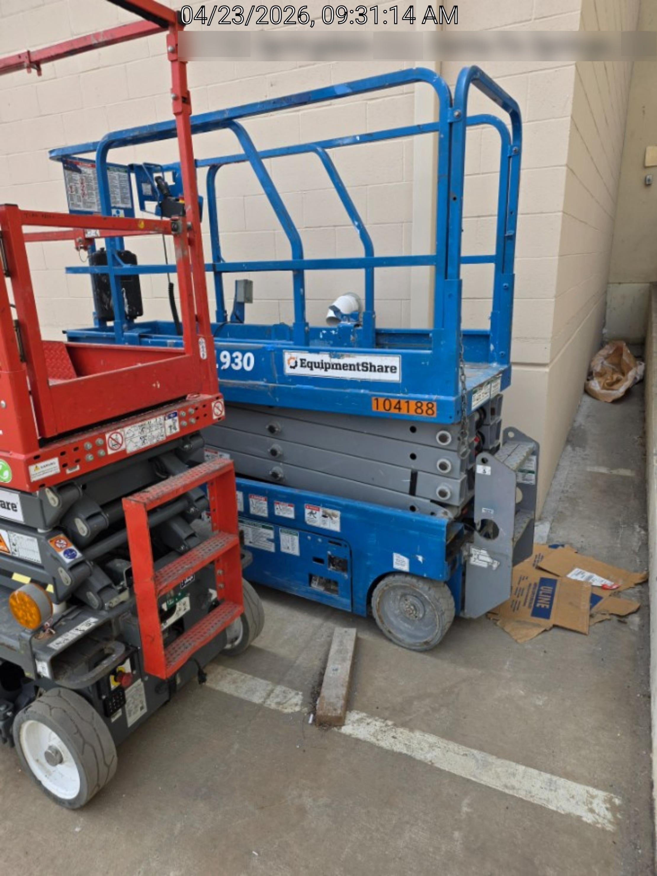 2020 Genie GS-1930 Standard Machine, 800W Inverter