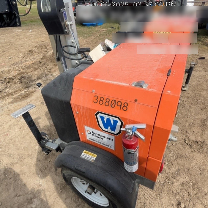 2024 Wanco WLTT-4MM4K Diesel, Deep Sea Controller, Shore Power Plug, Auto Start, (4) 350W LED Floodlights, 4kW Generator, 60 Gal Fuel Tank, 2" Ball, T3