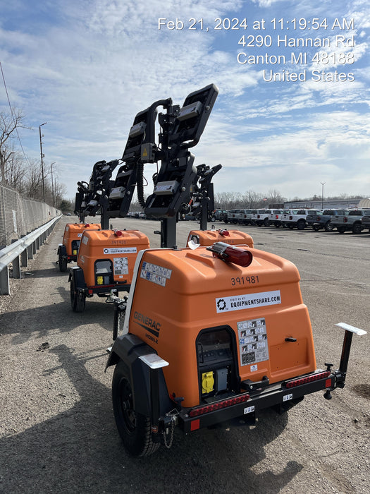 2024 Generac MLT2 Diesel, Flex Switch 120V Input, Powerzone Controller, 
(4) 320W LED Lights, 4kW Generator, 39.9 Gal Fuel Tank, 2" Ball, T3