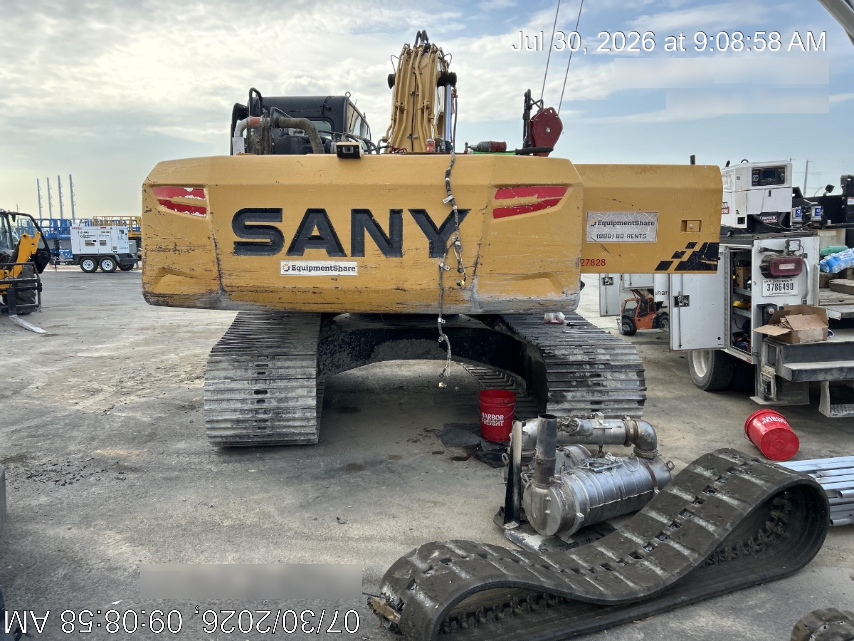 Sany SY265C SY265 Tier 4 - Cab, Hydraulic QC,  Buckets: 36", 48" Main Pin Hydraulic Thumb