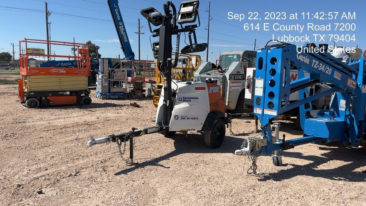 2023 Generac MLT2 Diesel, Flex Switch 120V Input, Powerzone Controller, (4) 320W LED Lights, 4kW Generator, 39.9 Gal Fuel Tank, 2" Ball, T3