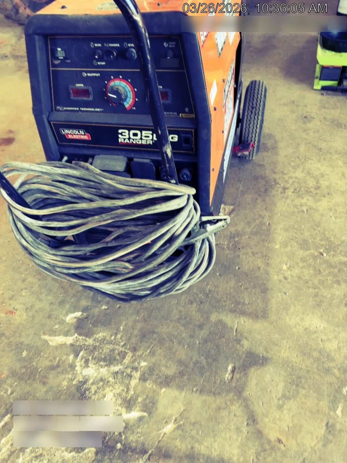 2021 Lincoln Electric Ranger 305 LPG LPG One-Pak (includes undercarriage, tank holder & tank strap) ORANGE