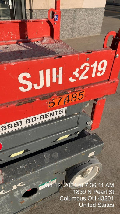 2017 Skyjack SJIII-3219 Standard Rental Specs