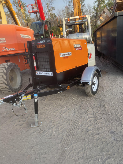 2022 Lincoln Electric LE400 Kubota V1505, Trlr, Cable Rack, Light Kit, ES Decals, T3