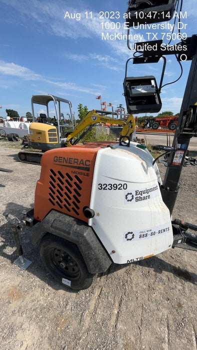 2023 Generac MLT2 Diesel, Flex Switch 120V Input, Powerzone Controller, (4) 320W LED Lights, 4kW Generator, 39.9 Gal Fuel Tank, 2" Ball, T3