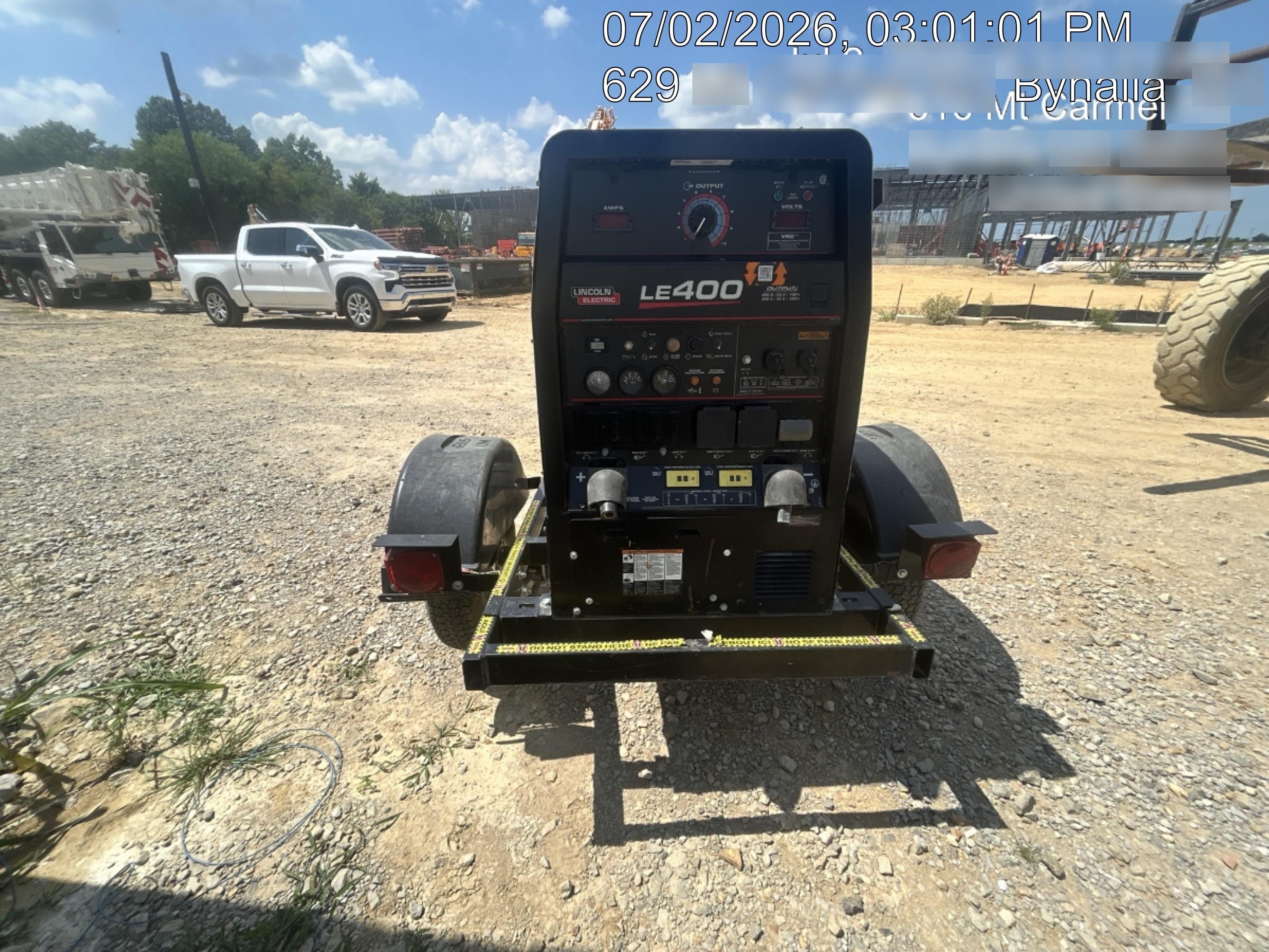 2024 Lincoln Electric LE400 Kubota V1505, Trlr, Cable Rack, Light Kit, ES Decals, T3
