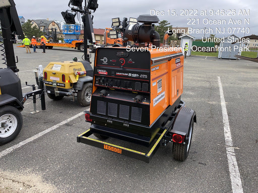 2021 Lincoln Electric Vantage 549X Ready Pak 3, ORANGE (includes trailer, cable rack, fender light kit)