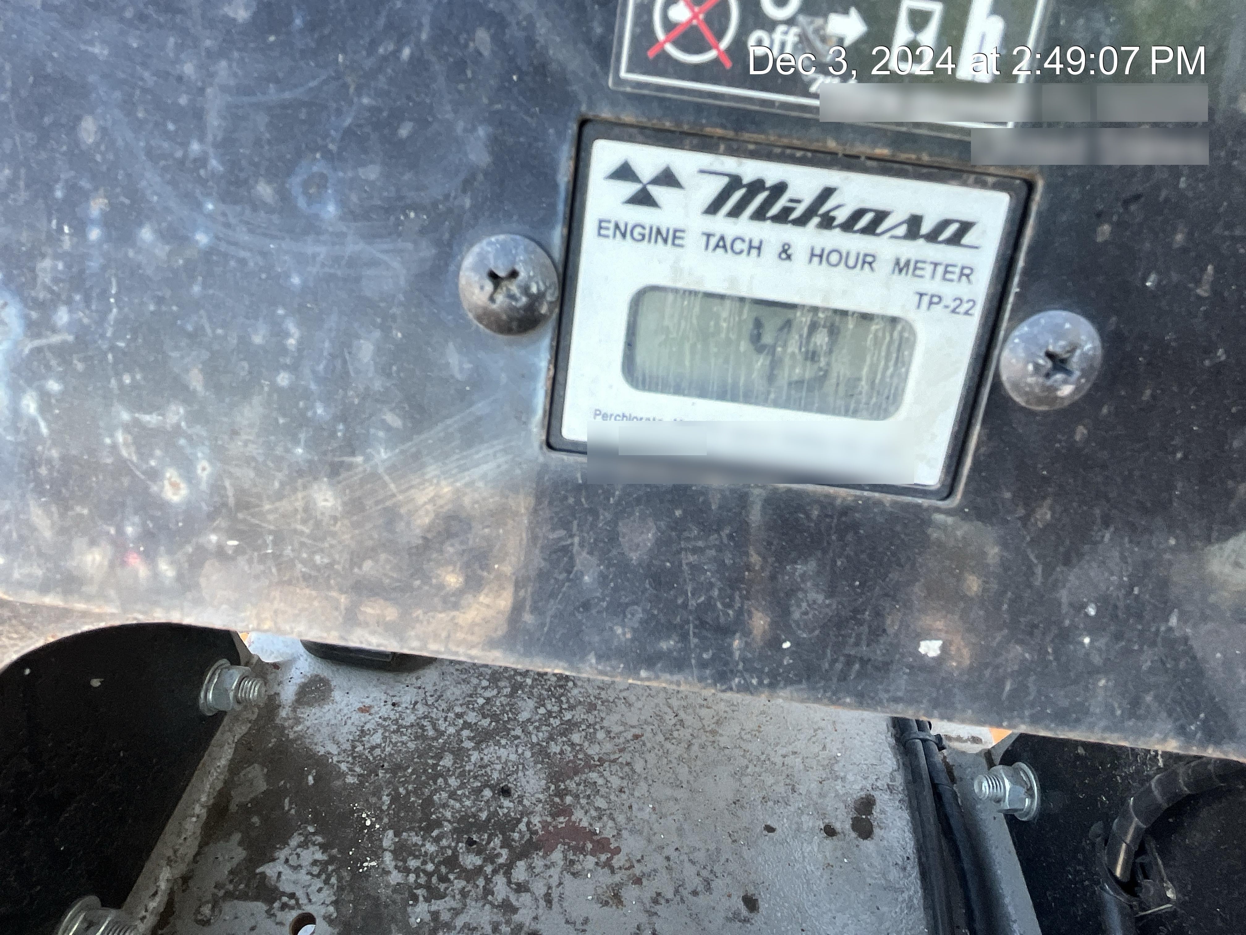 2023 Multiquip MVH158 Honda GX200, 17" Plate, Gas
