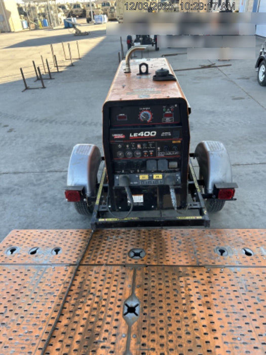 2022 Lincoln Electric LE400 Kubota V1505, Trlr, Cable Rack, Light Kit, ES Decals, T3