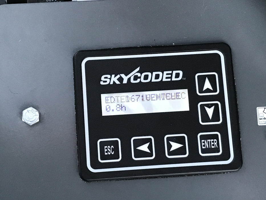 2020 Skyjack SJIII-3219 Solid NM Tires, Half height spring hinged entry gate, Dual Beacons, 800W Inverter