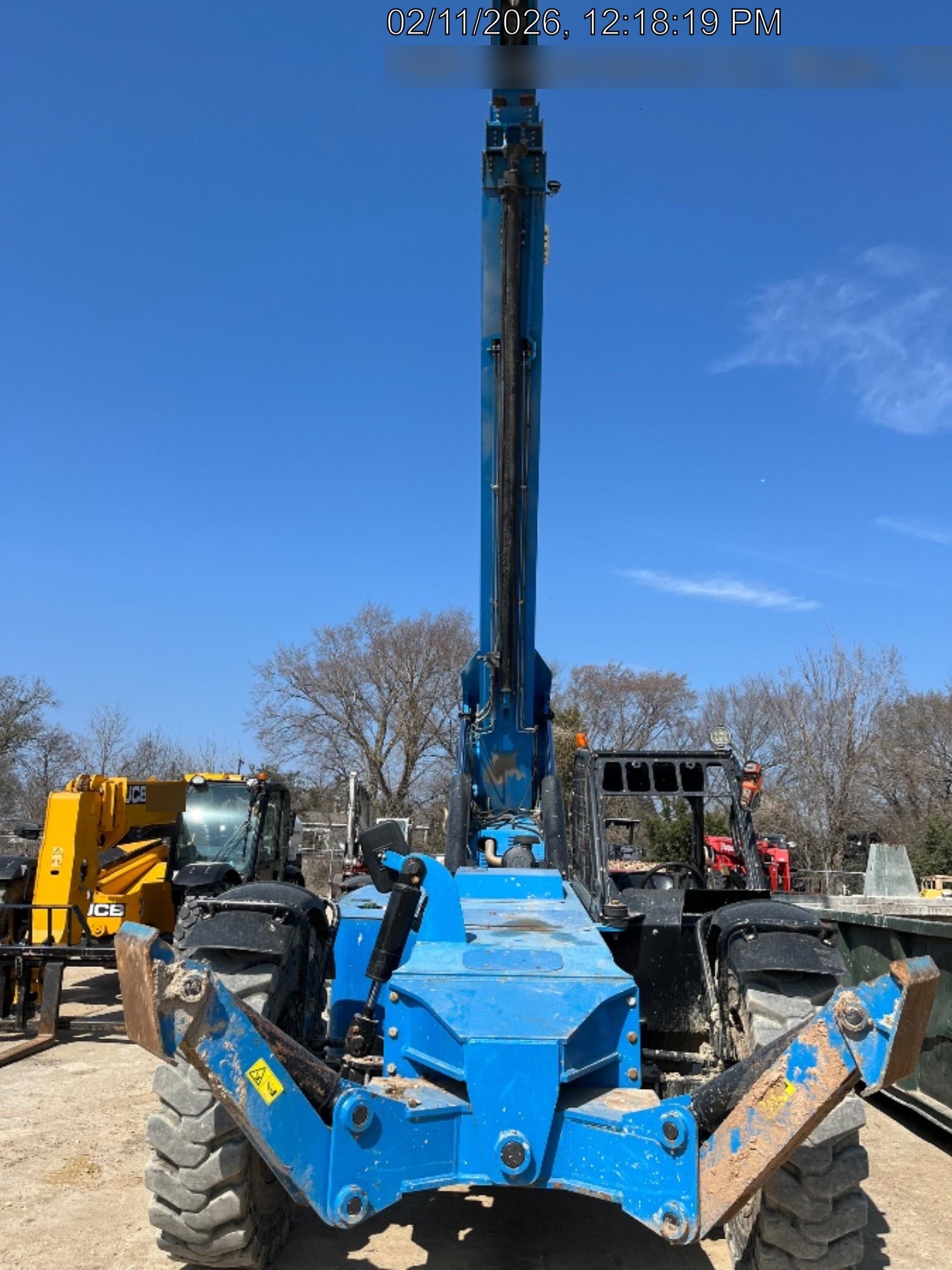 2017 Genie GTH-1056 Genie GTH1056, Solid Tires, 60" carriage, Open ROPS