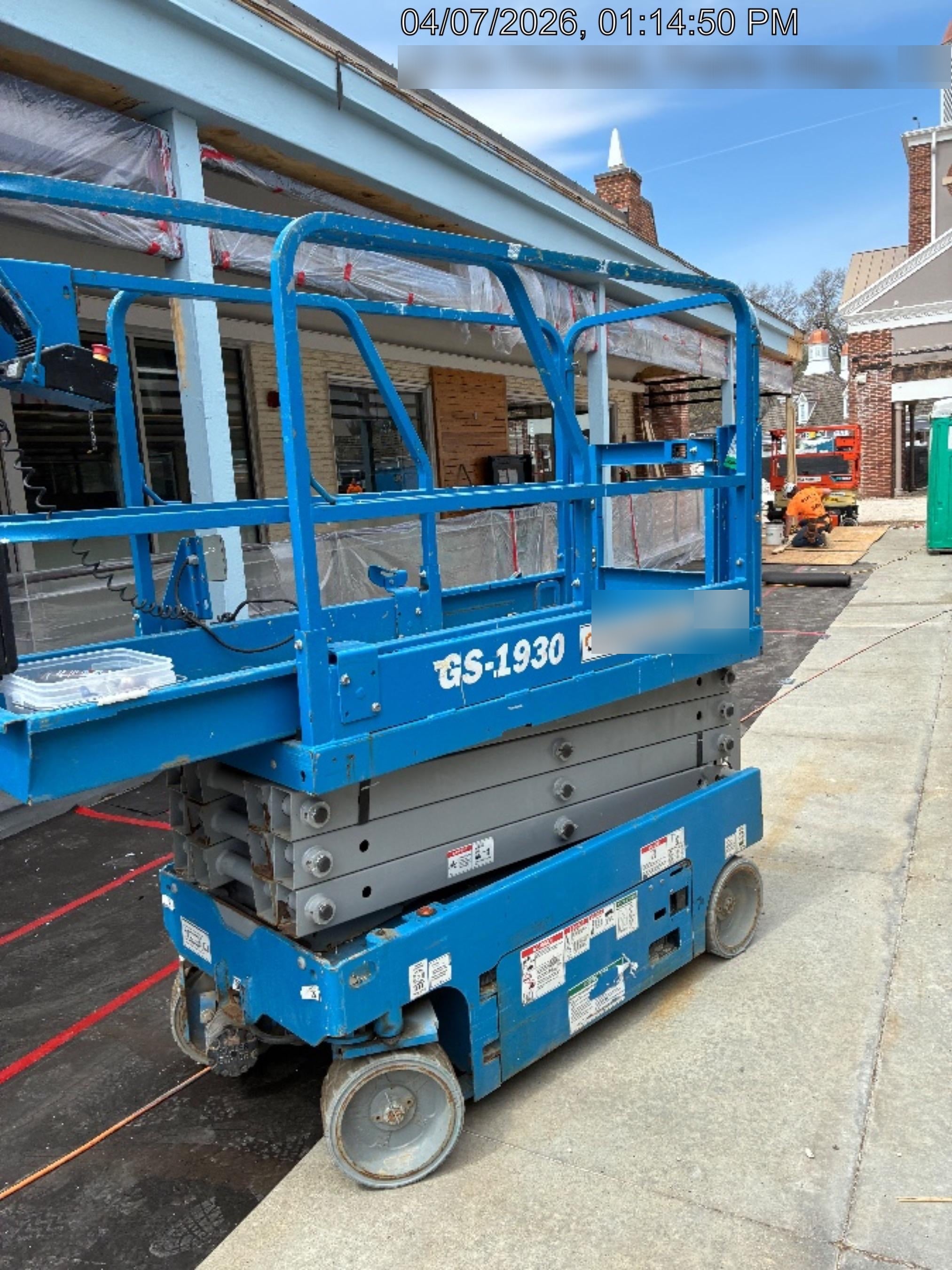 2020 Genie GS-1930 Solid Non Marking Tires, Beacon, Folding rails with half height swing gate