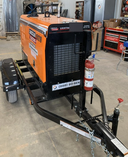 2021 Lincoln Electric Vantage 322 Vantage 322 Ready Pak 3 w/ Telematics & Decals, ORANGE (includes trailer, cable rack, fender light kit)