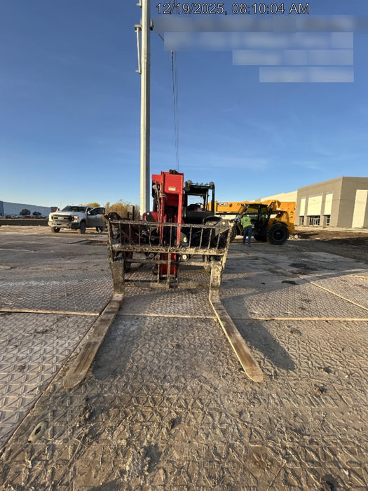 2019 Manitou 12042 Canopy, 120 HP , Solid Tires, Work Lights, Lift Hook, Auxiliary Hydraulics 66" Carriage and 60" Forks
