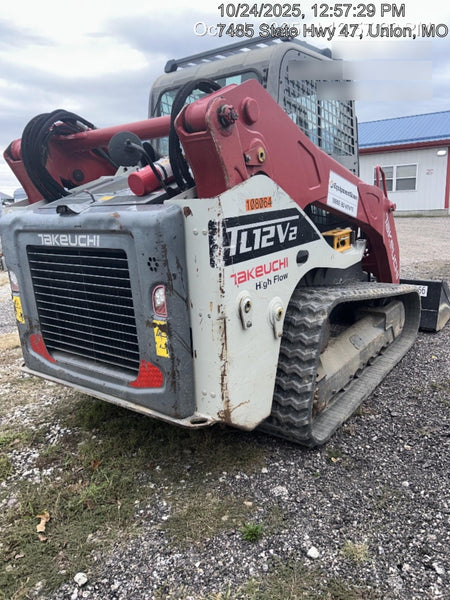2020 Takeuchi TL12V2-CRH Cab, Rubber Track, & HF
