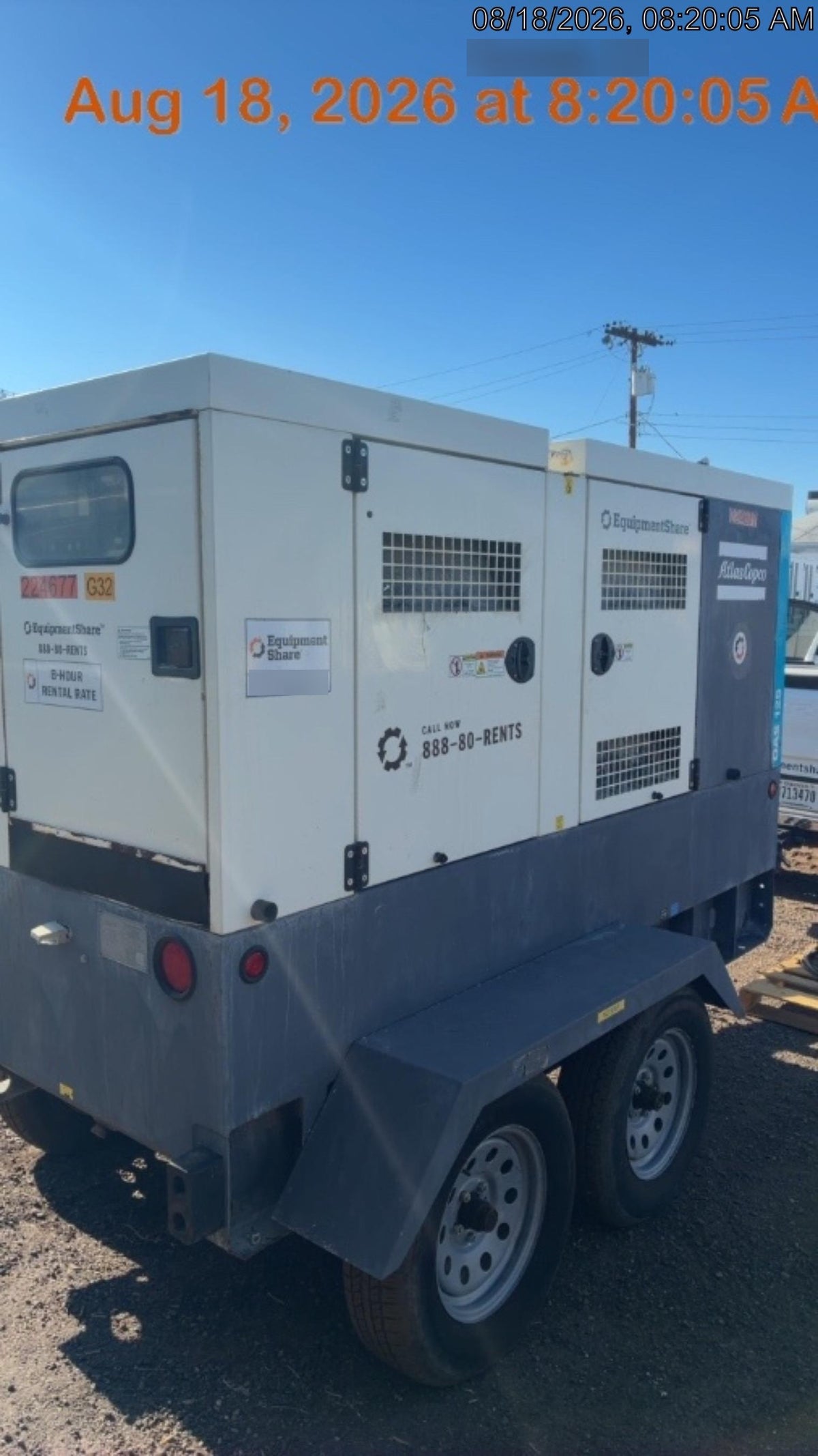 2022 ATLAS COPCO QAS 125