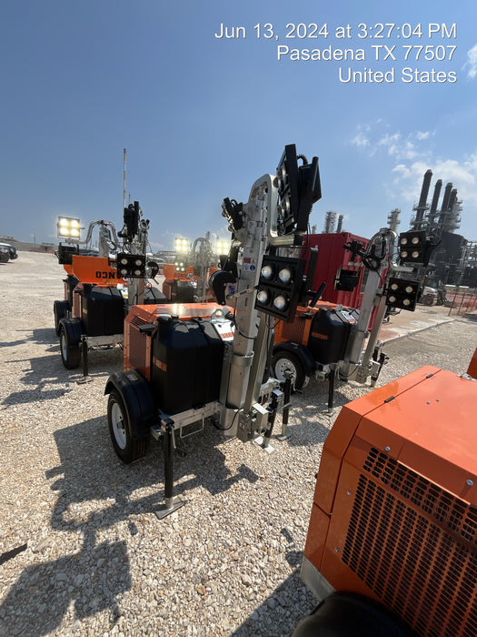 2024 Wanco WLTT-4MM4K Diesel, Deep Sea Controller, Shore Power Plug, Auto Start, (4) 350W LED Floodlights, 4kW Generator, 60 Gal Fuel Tank, 2" Ball, T3