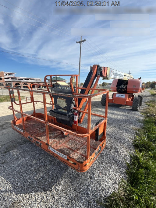 2020 JLG 660SJ ANSI, Deutz Diesel, 4wd, FF Tires, Inward Self Closing Gate, Tool Tray, Beacon, 7.5kW Generator