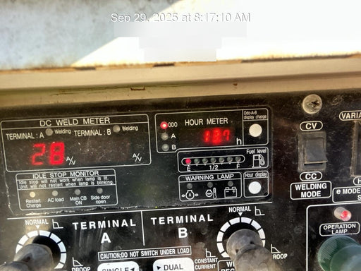 2020 Multiquip DLW400ESA4 400 amp Welder, 14kW, 120/240V, T4F Kubota, Trailer