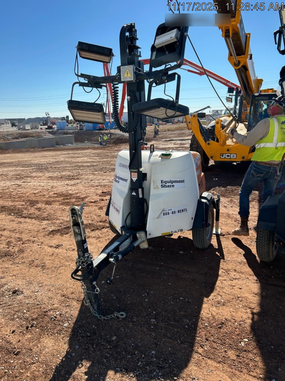 2023 Generac MLT2 Diesel, Flex Switch 120V Input, Powerzone Controller, (4) 320W LED Lights, 4kW Generator, 39.9 Gal Fuel Tank, 2" Ball, T3
