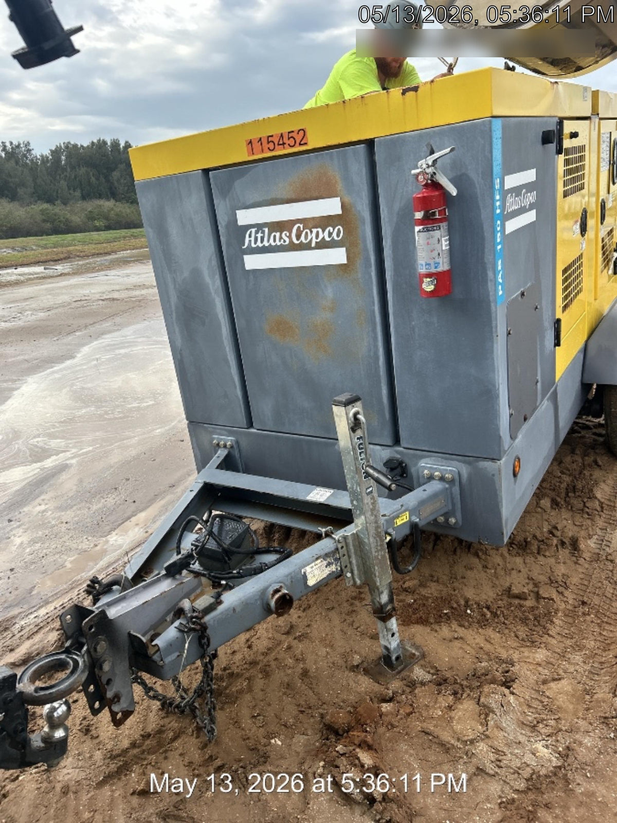 2020 ATLAS COPCO PAS 150 HF CS Enclosed