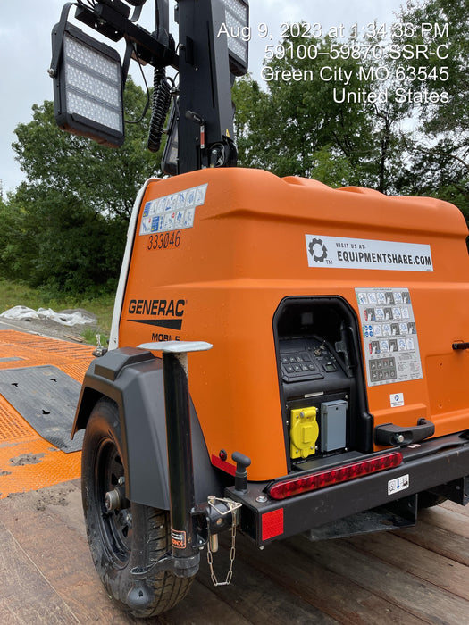 2023 Generac MLT2 Diesel, Flex Switch 120V Input, Powerzone Controller, (4) 320W LED Lights, 4kW Generator, 39.9 Gal Fuel Tank, 2" Ball, T3