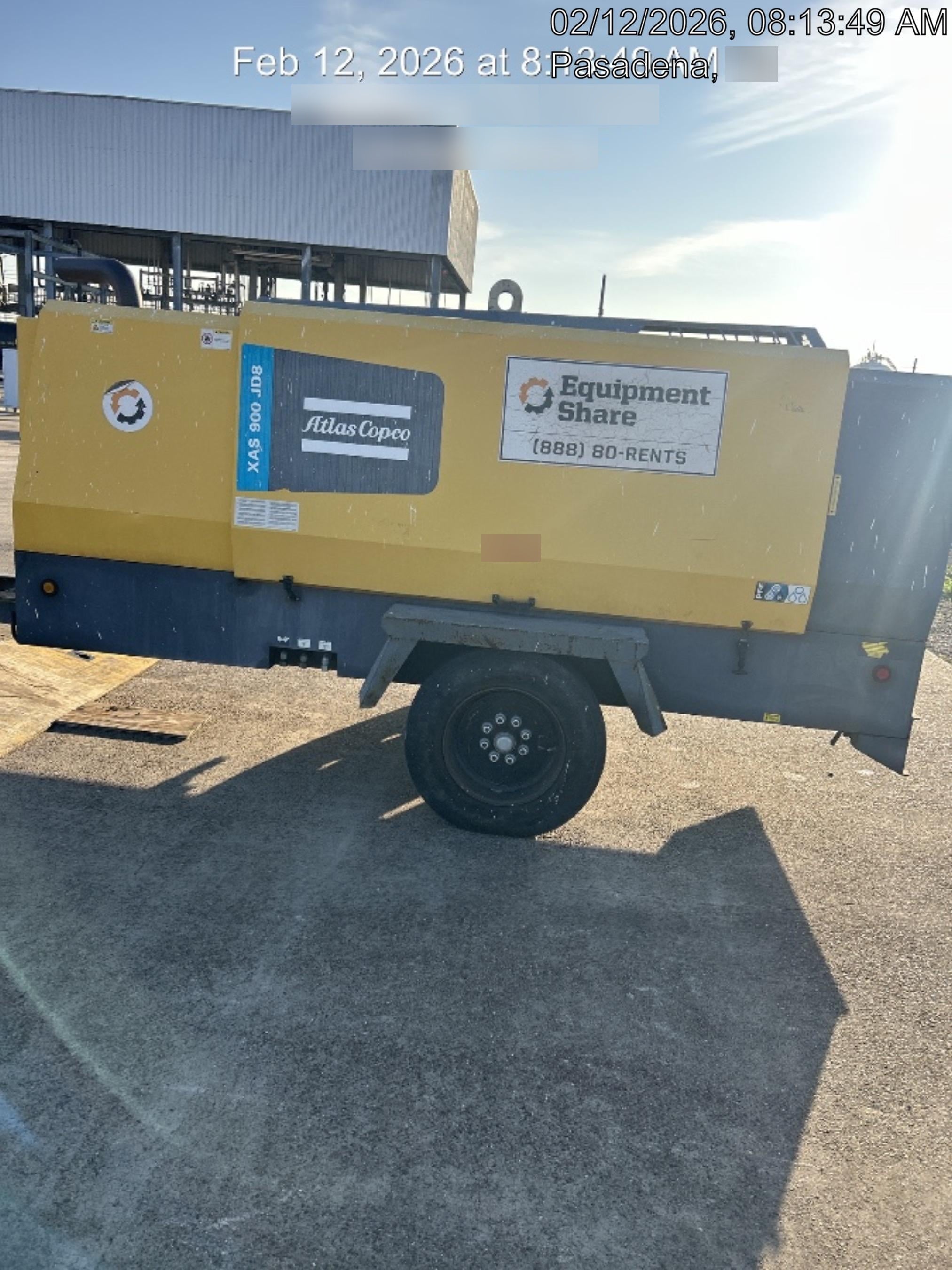 2020 ATLAS COPCO XAS 900