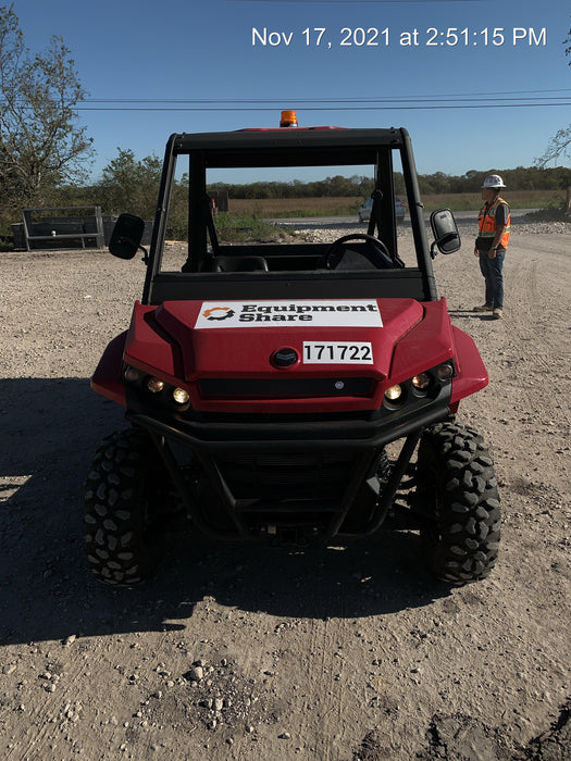 2021 Yanmar YU1000 Canopy, Steel Wheel, Poly WindShield, Beacon, Backup Alarm