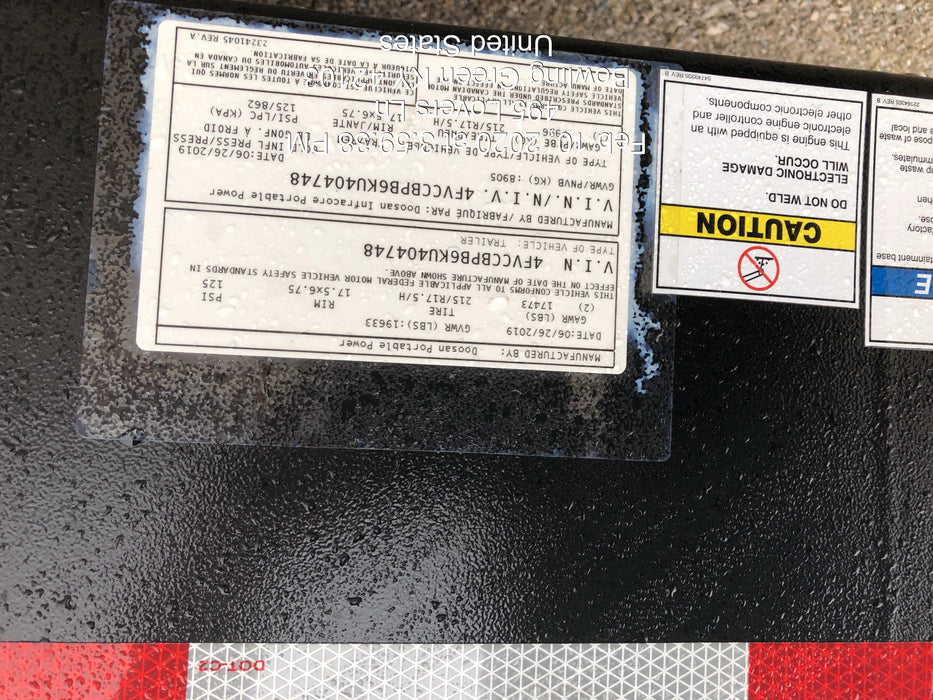 2019 DOOSAN HP1600WCU-T3 Tier 3 Reman