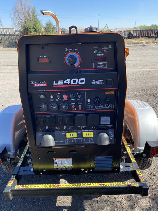 2022 Lincoln Electric LE400 Kubota V1505, Trlr, Cable Rack, Light Kit, ES Decals, T3