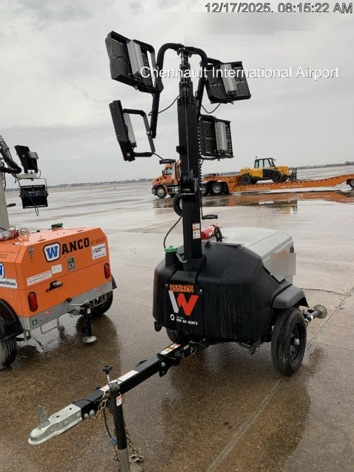 2024 Wacker Neuson LTT4 Diesel, Kohler KDW702, Deep Sea Controller, Auto Start, LED 320W, Bypass Outlet, T3